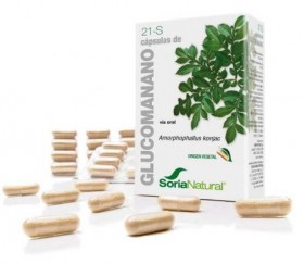 CAPSULAS 21-S GLUCOMANANO...