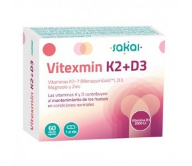 VITEXMIN  K2+D3 60 Cápsulas...